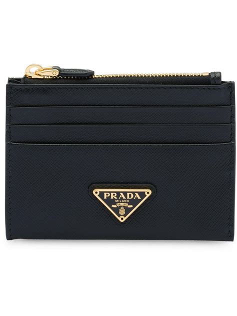 prada saffiano leather credit card holder